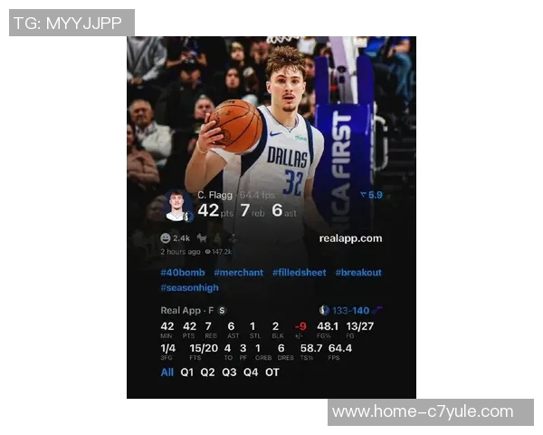弗拉格创历史成就18岁359天单场40分5板5助詹姆斯杜兰特紧随其后